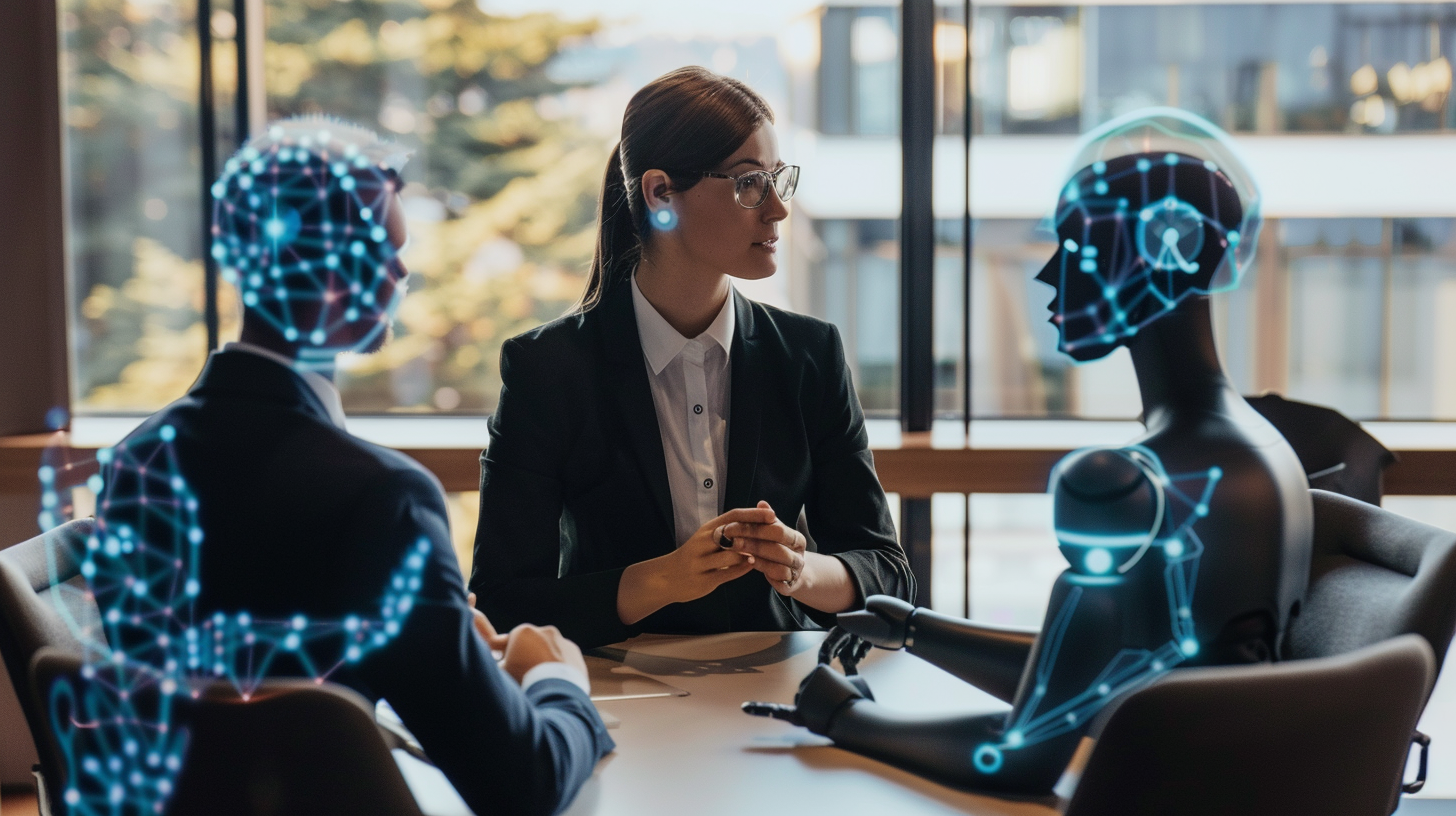 a_woman_sitting_at_a_round_table_working